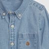 Camicia in denim per neonati e bambini piccoli Camicia in denim per neonati e bambini piccoli