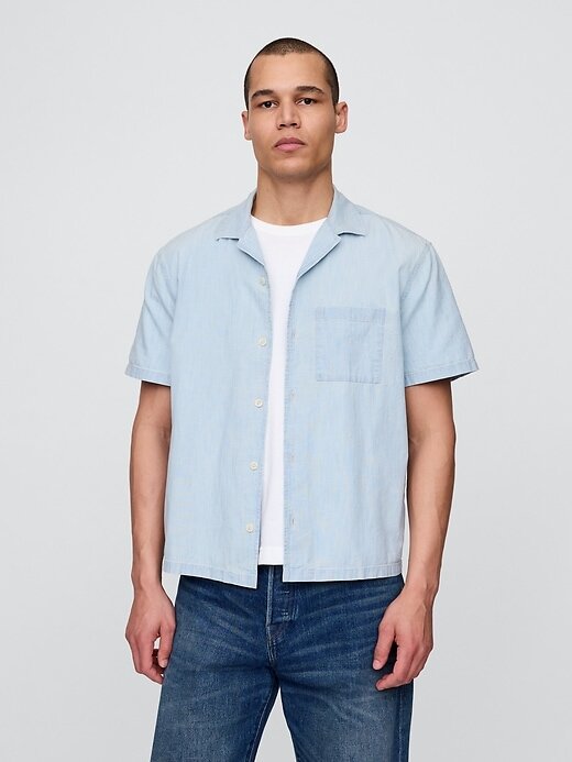 Camicia in denim rilassata Camicia in denim rilassata