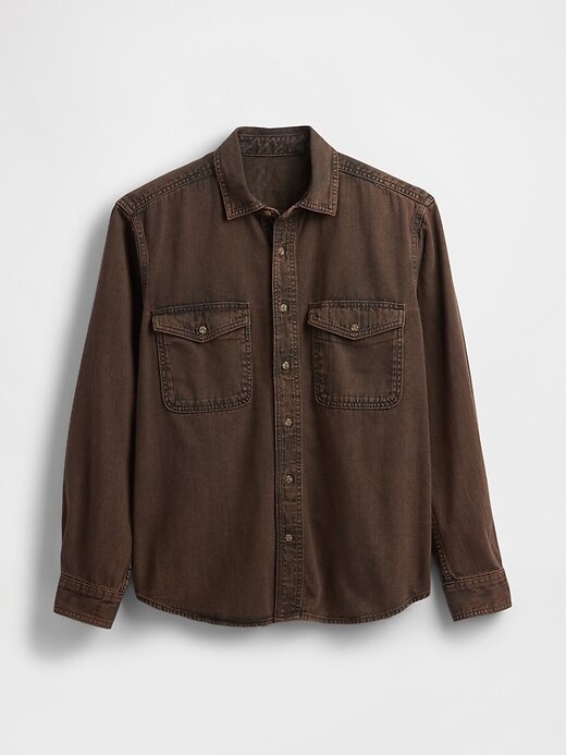 Camicia in denim rilassata Camicia in denim rilassata