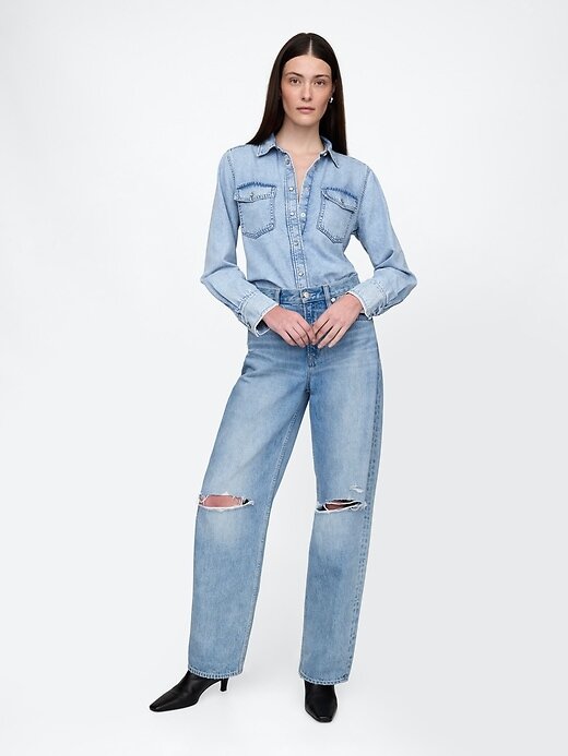Camicia in denim ultra morbido Camicia in denim ultra morbido