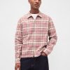 Camicia in flanella rilassata in cotone biologico