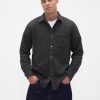 Camicia in flanella rilassata in cotone biologico