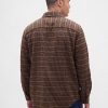 Camicia in flanella rilassata in cotone biologico Camicia in flanella rilassata in cotone biologico