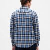 Camicia in flanella rilassata in cotone biologico