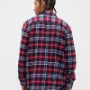 Camicia in flanella rilassata in cotone biologico Camicia in flanella rilassata in cotone biologico