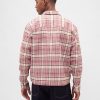 Camicia in flanella rilassata in cotone biologico