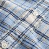 Camicia in flanella rilassata in cotone biologico