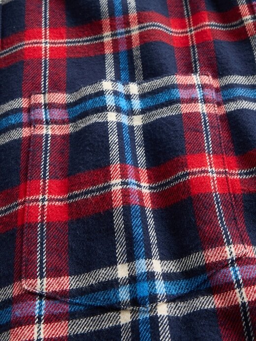 Camicia in flanella rilassata in cotone biologico Camicia in flanella rilassata in cotone biologico