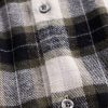 Camicia in flanella rilassata in cotone biologico Camicia in flanella rilassata in cotone biologico