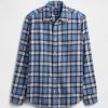 Camicia in flanella rilassata in cotone biologico