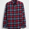 Camicia in flanella rilassata in cotone biologico Camicia in flanella rilassata in cotone biologico