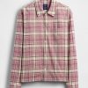 Camicia in flanella rilassata in cotone biologico