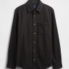 Camicia in flanella rilassata in cotone biologico