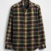 Camicia in flanella rilassata in cotone biologico Camicia in flanella rilassata in cotone biologico