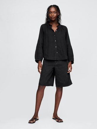 Camicia in garza di cotone