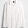 Camicia in garza di cotone con bottoni Camicia in garza di cotone con bottoni