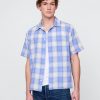 Camicia in lino e cotone