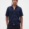 Camicia in lino e cotone