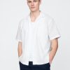 Camicia in lino e cotone