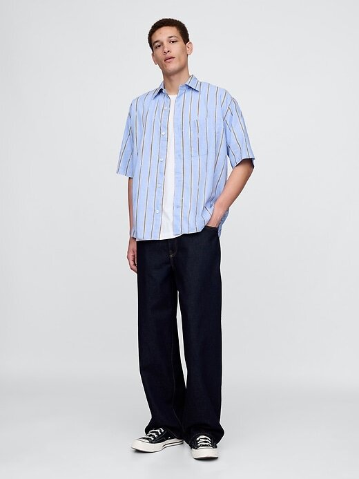 Camicia in lino e cotone Camicia in lino e cotone