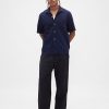 Camicia in lino e cotone
