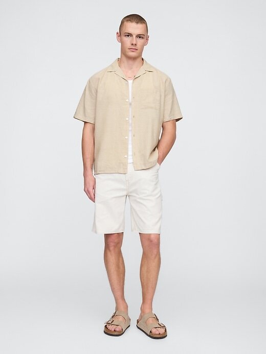 Camicia in lino e cotone Camicia in lino e cotone