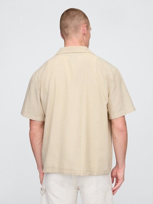Camicia in lino e cotone Camicia in lino e cotone