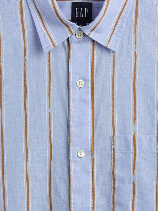 Camicia in lino e cotone Camicia in lino e cotone
