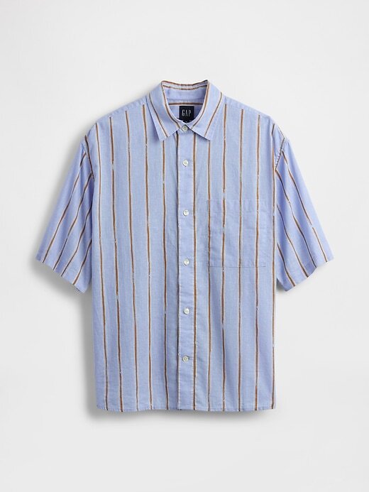 Camicia in lino e cotone Camicia in lino e cotone