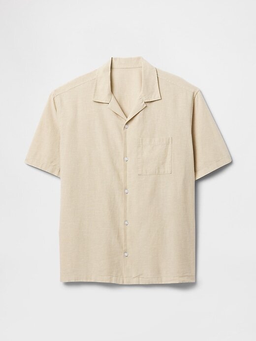 Camicia in lino e cotone Camicia in lino e cotone
