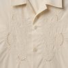 Camicia in popeline con occhielli Camicia in popeline con occhielli