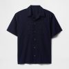 Camicia in popeline con occhielli Camicia in popeline con occhielli