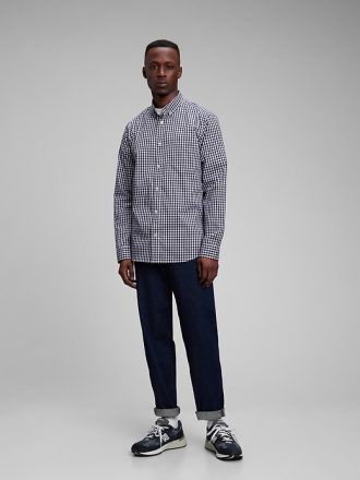 Camicia in popeline per tutto il giorno con vestibilità classica