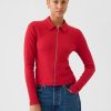 Camicia moderna con cerniera a coste Camicia moderna con cerniera a coste