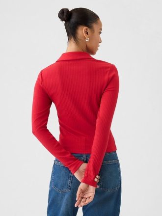 Camicia moderna con cerniera a coste
