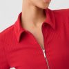 Camicia moderna con cerniera a coste Camicia moderna con cerniera a coste