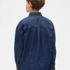 Camicia oversize in denim per bambini