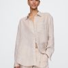 Camicia oversize in lino 100% Camicia oversize in lino 100%