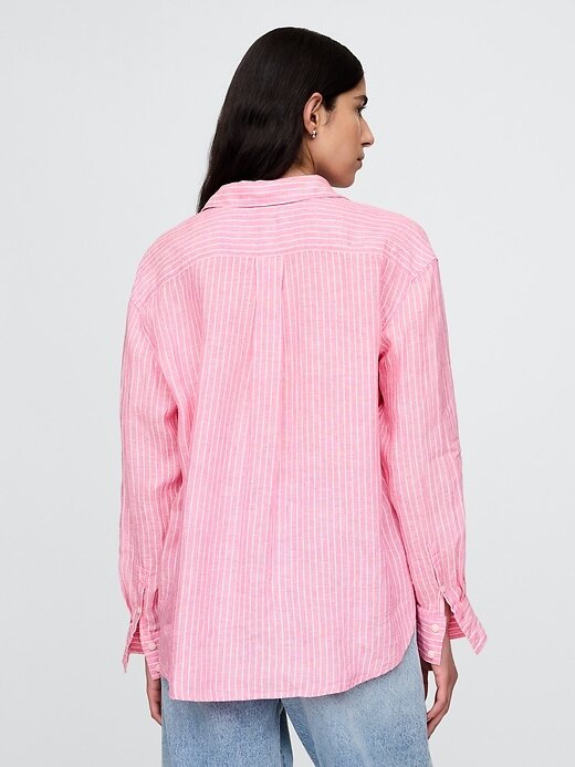 Camicia oversize in lino 100% Camicia oversize in lino 100%