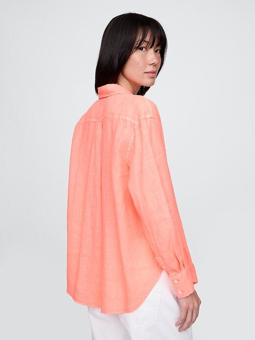 Camicia oversize in lino 100% Camicia oversize in lino 100%