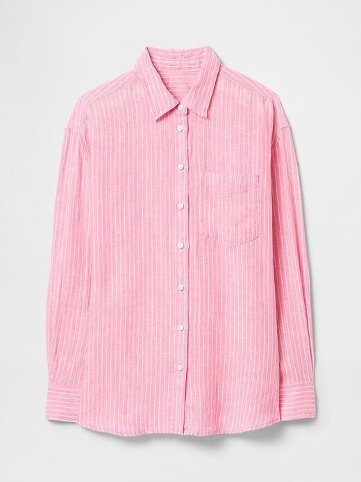 Camicia oversize in lino 100% Camicia oversize in lino 100%