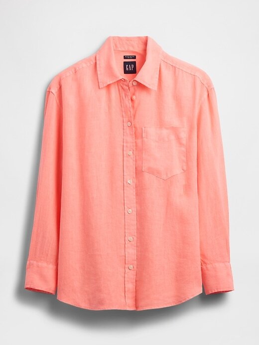 Camicia oversize in lino 100% Camicia oversize in lino 100%