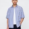 Camicia oversize in popeline di cotone biologico Camicia oversize in popeline di cotone biologico