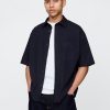Camicia oversize in popeline di cotone biologico Camicia oversize in popeline di cotone biologico