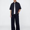 Camicia oversize in popeline di cotone biologico Camicia oversize in popeline di cotone biologico
