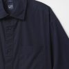 Camicia oversize in popeline di cotone biologico Camicia oversize in popeline di cotone biologico