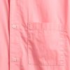 Camicia oversize in popeline di cotone biologico Camicia oversize in popeline di cotone biologico