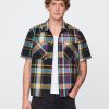 Camicia Oxford a quadri misti