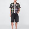 Camicia Oxford a quadri misti