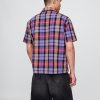 Camicia Oxford a quadri misti